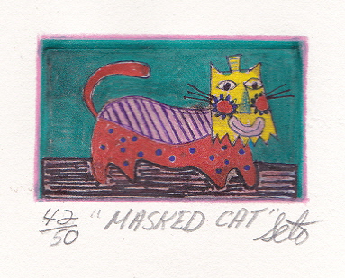 Masked Cat - by Benson Seto