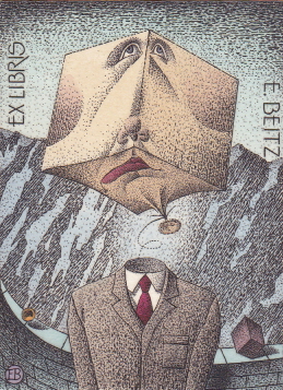 Ex Libris E. Beitz - by Erhard Beitz