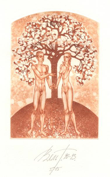 Adam and Eve - by Gennady Vial